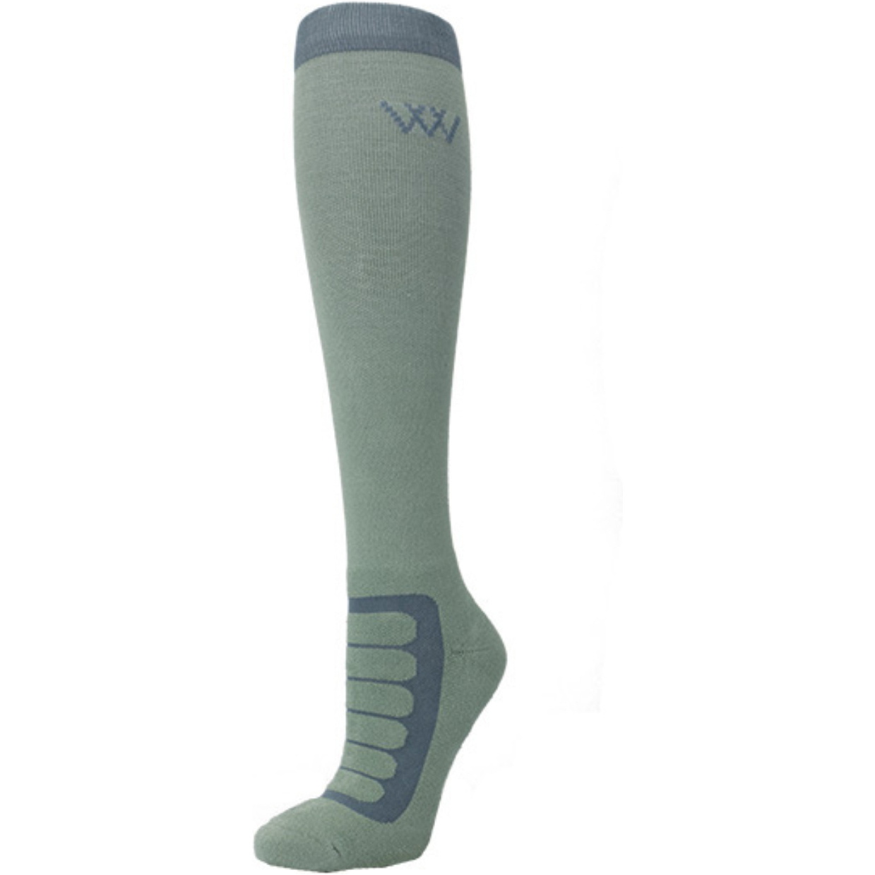 2025 Woof Wear Long Bamboo Tech Riding Sock WW0020-SAST - Sage Steel